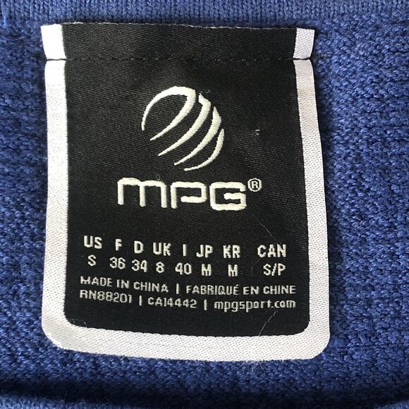 MPG Sport Pullover Sweatshirt Women's Size Small Blue - Picture 4 of 11